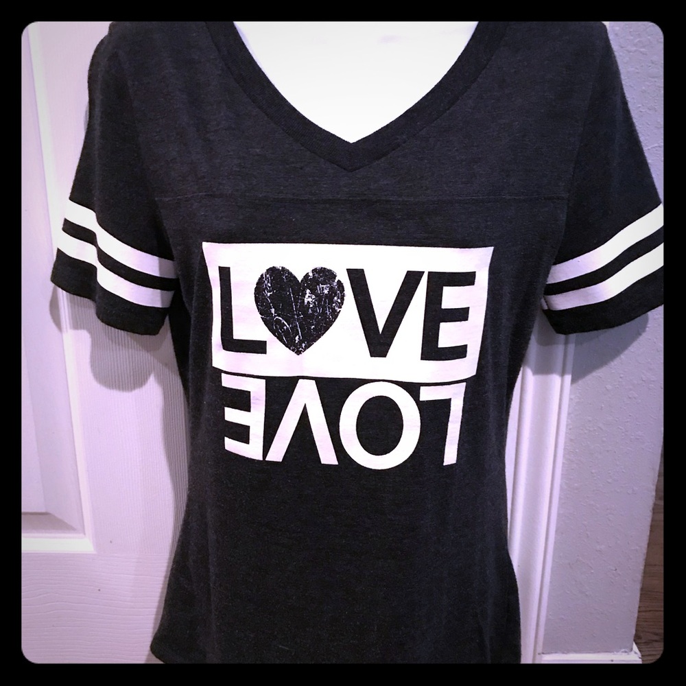 ‘Love' Graphic Baseball Tee